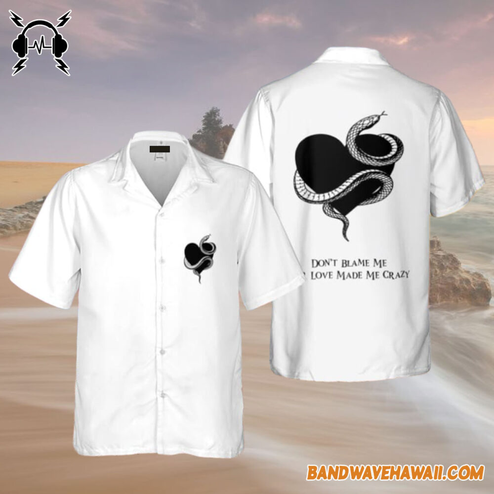 Taylor Swift Dont Blame Me Your Love Make Me Crazy Hawaiian Shirt Gift For Fans 4