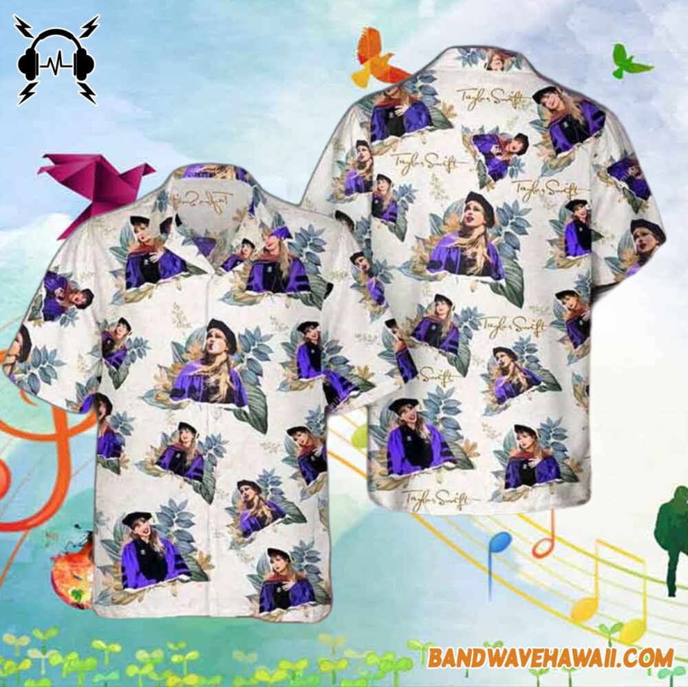 Taylor Swift Honorary Doctorate Degree Hawaiian Shirt Gift For Fans 1