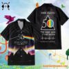 The Dark Side Of The Moon 50th Anniversary Pyramid Night Sky Hawaiian Pink Floyd Shirt 1