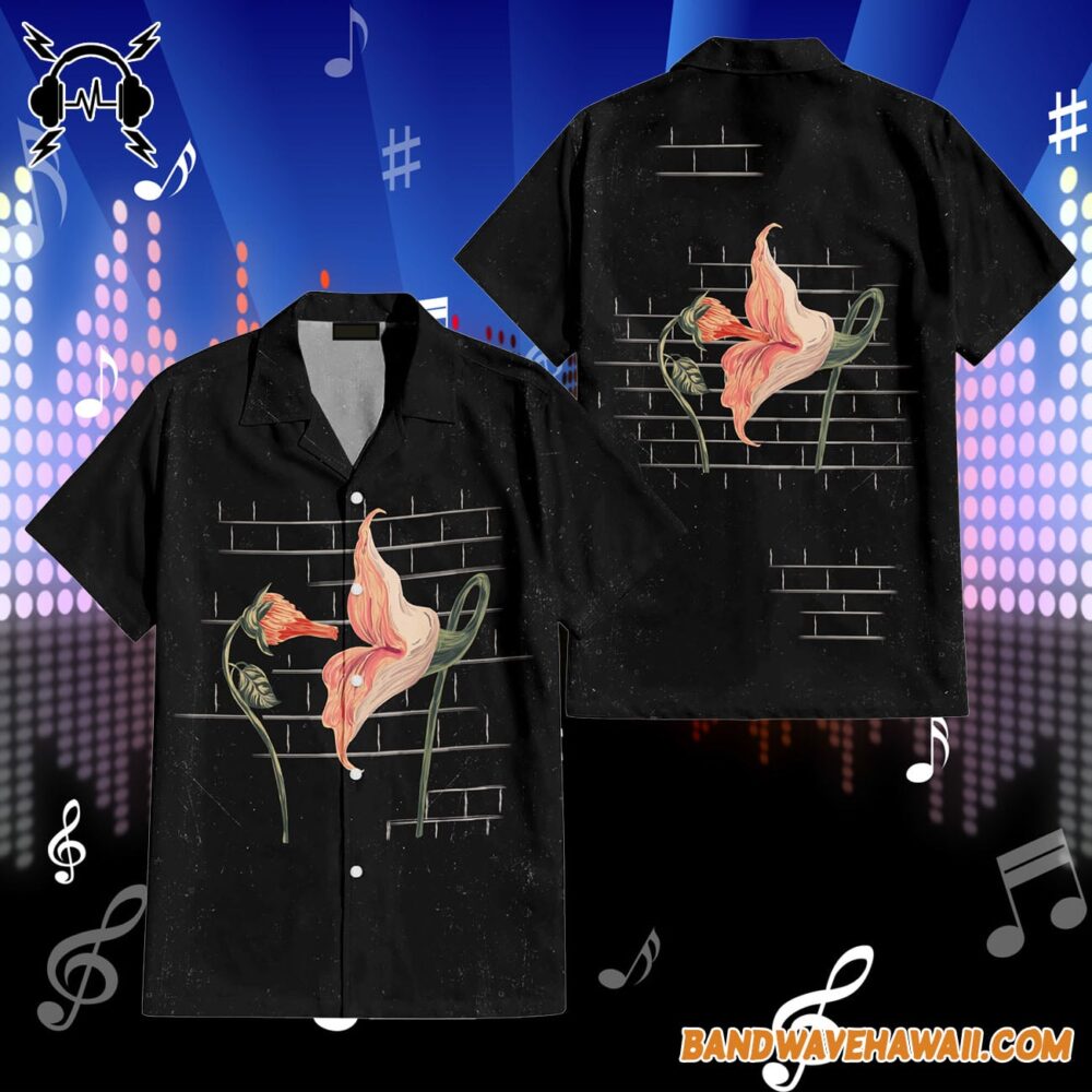 The Fecking Flowers The Wall Pink Floyd Hawaiian Shirt 2