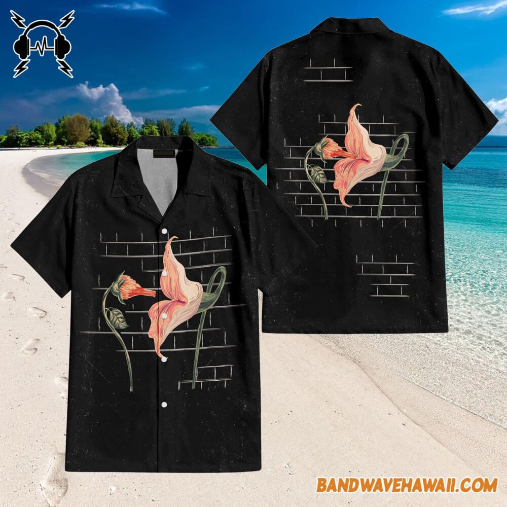 The Fecking Flowers The Wall Pink Floyd Hawaiian Shirt 3