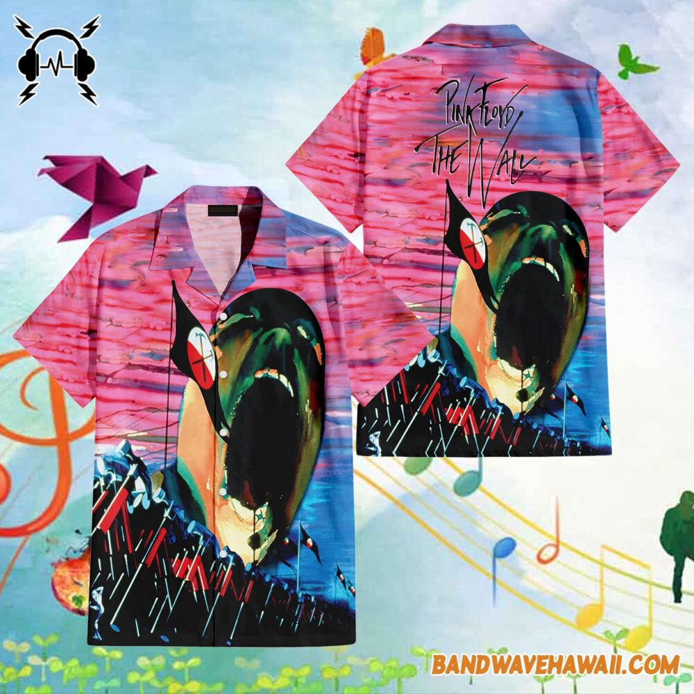 The Wall Hammers and Scream Hawaiian Pink Floyd Shirt 1