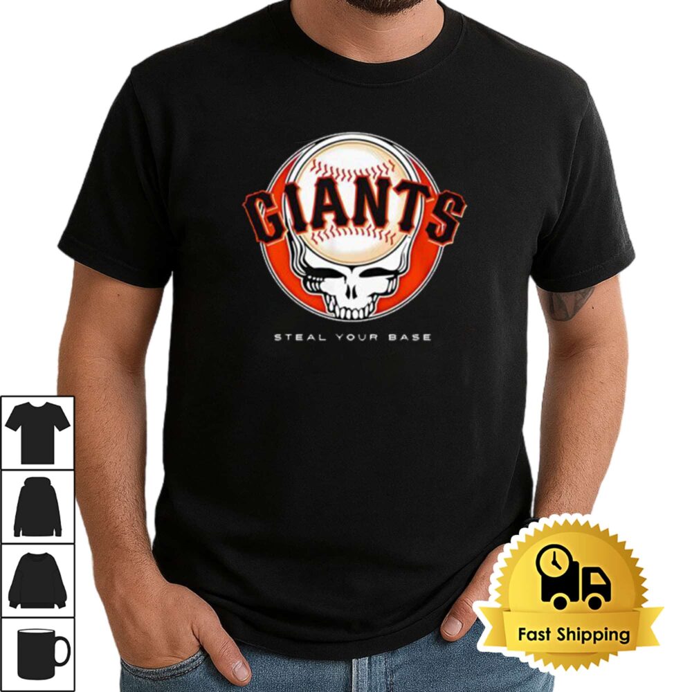 Grateful Dead San Francisco Giants T Shirt 1