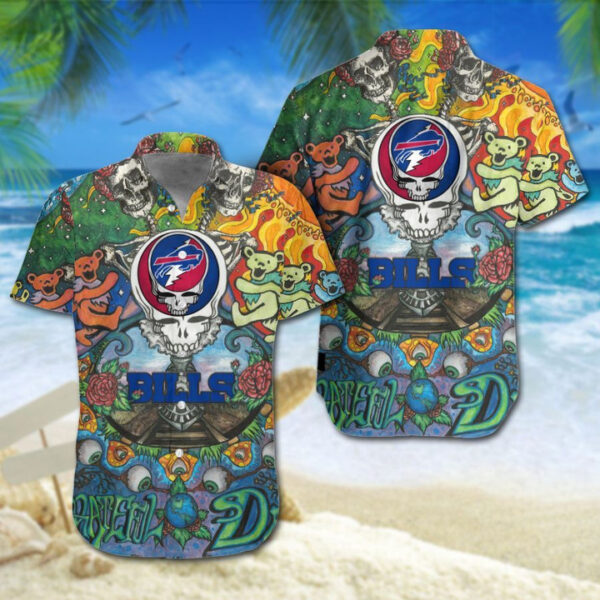 Buffalo Bills Grateful Dead Hawaiian Shirt